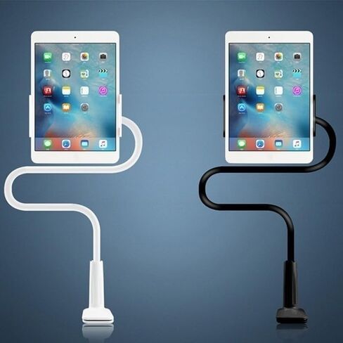 1PC Lengthen 360 Rotating Flexible Long Arms Mobile Phone Holder Desktop Bed Lazy Bracket for Phone Tablet (Black) in Saudi Arabia