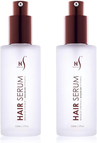 HerStyler Argan Oil Hair Serum - for Frizz, Straightening, Styling & Shine | Hair Repair Serum for Frizzy & Damaged Hair - Lightweight - Hydrating - Fast Absorbing - For Thicker, Fuller Hair - 1 Pack in Saudi Arabia