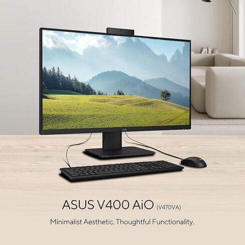 ASUS V470 الكل في واحد، شاشة لمس FHD مضادة للتوهج مقاس 27 بوصة، ذاكرة وصول عشوائي DDR5 سعة 16 جيجابايت، محرك أقراص SSD سعة 1 تيرابايت، معالج Intel® Core™ i5-13420H، نظام التشغيل Windows 11 Home، لوحة مفاتيح سلكية وماوس متضمن، V470VA-MS504T، أسود in Saudi Arabia