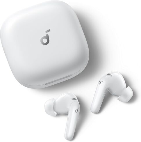 Soundcore P31i من Anker، إلغاء الضوضاء التكيفي في الوقت الحقيقي، صوت عالي الدقة، سماعات أذن للترجمة، وقت تشغيل 50 ساعة، سماعات أذن لاسلكية، سماعات بلوتوث، صوت مكاني، شحن سريع، IP55 in Kuwait