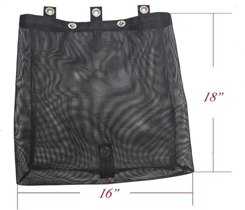 Rope/Chain Bag, Black, Heavy Duty Mesh, Great for Boats or Shore Lines in Saudi Arabia