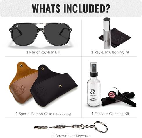 Ray-Ban RB2198 BILL Square Shaped Sunglasses for Men & Women with Official RAYBAN Eyewear Kit in Saudi Arabia