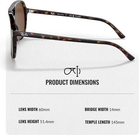 Ray-Ban RB2198 BILL Square Shaped Sunglasses for Men & Women with Official RAYBAN Eyewear Kit in Saudi Arabia