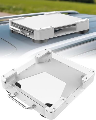 Starlink Mini Magnetic Roof Car Mount, Aluminum Frame with 3.5mm Acrylic Shield – Strong Magnetic Hold, Quick Install, Weatherproof, Hail & UV Resistant, Protective for RV, Truck, SUV, Boat – Black in Kuwait