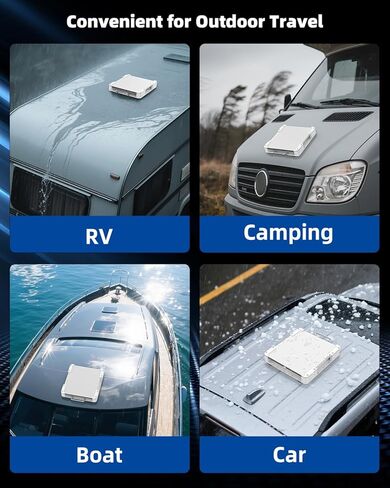 Starlink Mini Magnetic Roof Car Mount, Aluminum Frame with 3.5mm Acrylic Shield – Strong Magnetic Hold, Quick Install, Weatherproof, Hail & UV Resistant, Protective for RV, Truck, SUV, Boat – Black in Kuwait