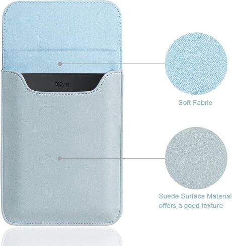 Sleeve for All-New Kindle 2024 and 2022/2019(J9G29R)/6" Paperwhite/Voyage/Kindle (8th Gen, 2016)/4/5/Touch Protective Pouch Bag Case Cover in Saudi Arabia