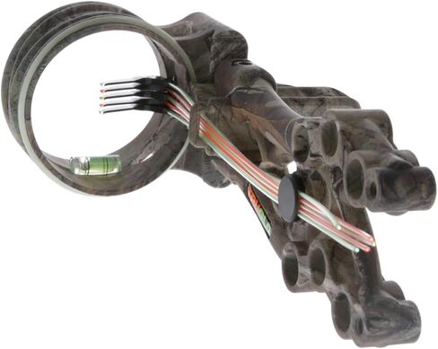 TruGlo Carbon Xtreme 5-Pin Highly-Visible Durable Ultra-Lightweight Carbon Composite Archery Bow Sight with Large Circular Field of View - Adjustable for Right & Left-Hand Shooters in Saudi Arabia