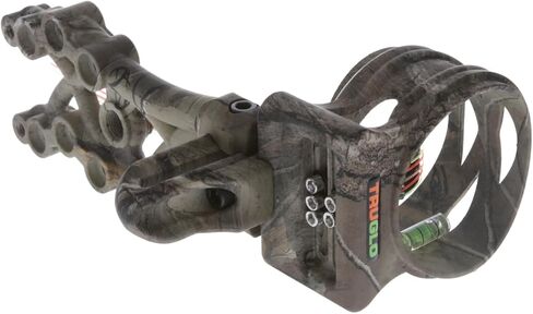 TruGlo Carbon Xtreme 5-Pin Highly-Visible Durable Ultra-Lightweight Carbon Composite Archery Bow Sight with Large Circular Field of View - Adjustable for Right & Left-Hand Shooters in Saudi Arabia