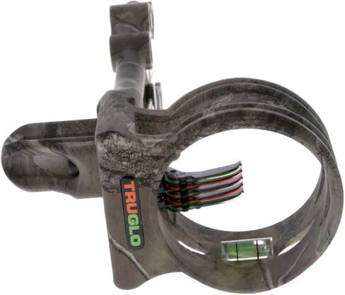 TruGlo Carbon Xtreme 5-Pin Highly-Visible Durable Ultra-Lightweight Carbon Composite Archery Bow Sight with Large Circular Field of View - Adjustable for Right & Left-Hand Shooters in Saudi Arabia