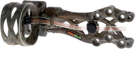 TruGlo Carbon Xtreme 5-Pin Highly-Visible Durable Ultra-Lightweight Carbon Composite Archery Bow Sight with Large Circular Field of View - Adjustable for Right & Left-Hand Shooters in Saudi Arabia