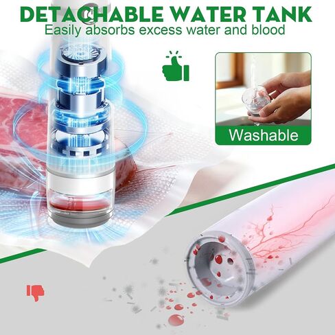3-in-1 Vacuum Sealer for Food Compatible with Vacuum Bag, Mason Jar, Wine Bottle, Handheld Saver Compact Vacuum Sealer Machine with 14 Reusable Bags, 14 Mason Jar Lids, Wine Stopper in Saudi Arabia