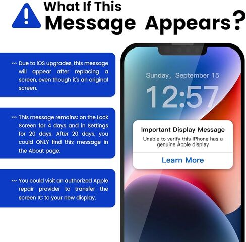 استبدال شاشة iPhone 12/12 PRO، شاشة LCD تعمل باللمس ثلاثية الأبعاد مقاس 6.1 بوصة، طقم إصلاح عالي الدقة بالكامل Genverdix، مجموعة محول رقمي مع مجموعة أدوات، واقي شاشة من الزجاج المقسى، لاصق إطار مقاوم للماء in Saudi Arabia