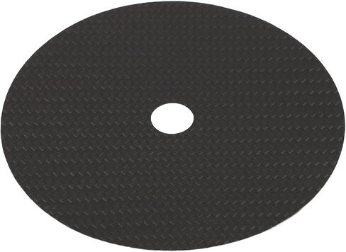وسادة ضبط الأقراص المضغوطة من ألياف الكربون SUNGOOYUE HiFi، معدل تشويه منخفض، حصيرة امتصاص الاهتزاز لمشغل الأقراص المضغوطة، مناسبة لمختلف (أسود) in Saudi Arabia