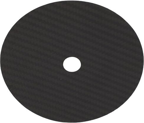 وسادة ضبط الأقراص المضغوطة من ألياف الكربون SUNGOOYUE HiFi، معدل تشويه منخفض، حصيرة امتصاص الاهتزاز لمشغل الأقراص المضغوطة، مناسبة لمختلف (أسود) in Saudi Arabia