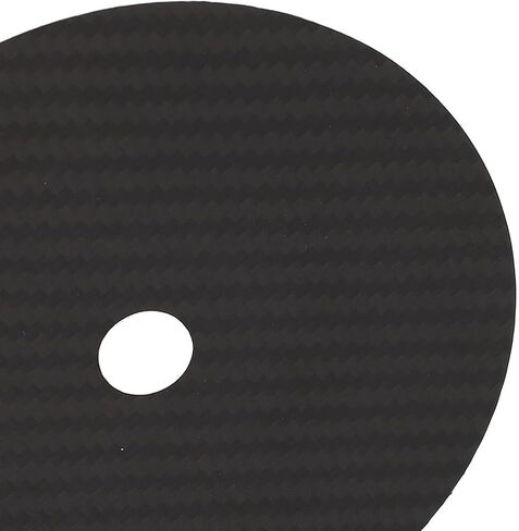 وسادة ضبط الأقراص المضغوطة من ألياف الكربون SUNGOOYUE HiFi، معدل تشويه منخفض، حصيرة امتصاص الاهتزاز لمشغل الأقراص المضغوطة، مناسبة لمختلف (أسود) in Saudi Arabia