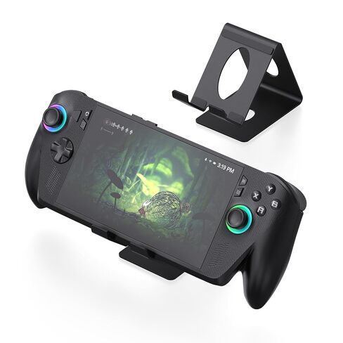 Desktop Stand Compatible with ROG Xbox Ally/Ally X/PlayStation Portal/Steam Deck/ROG Ally/X/Switch 2,Desktop Handheld Game Console Holder with Anti-Slip Silicone Pad (Black) in Kuwait