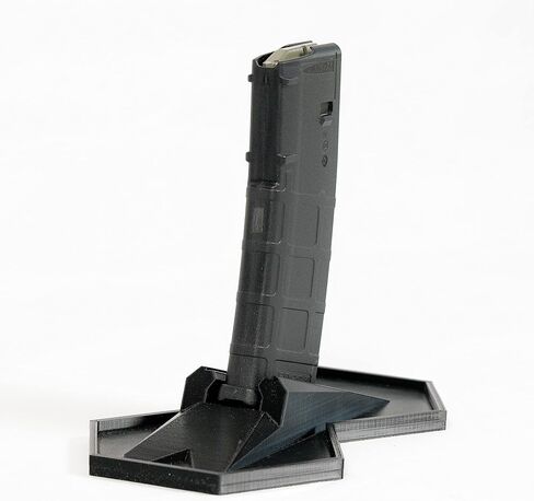 عرض/حامل بندقية طراز Mag Mount AR 15 - تصميم تكتيكي آمن وأنيق - صنع في الولايات المتحدة الأمريكية - تعتيم 5.56 الناتو / .223/300. SBR، مخزن المسدس والبندقية (TMR) - 2A in Saudi Arabia