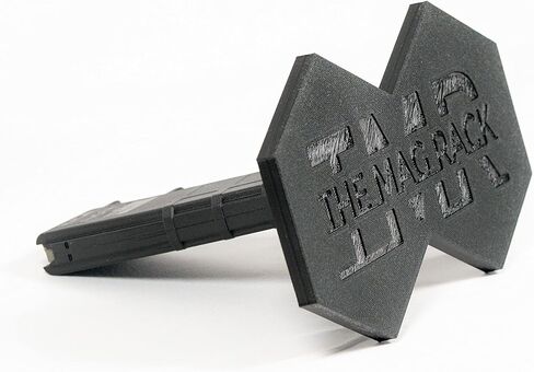 عرض/حامل بندقية طراز Mag Mount AR 15 - تصميم تكتيكي آمن وأنيق - صنع في الولايات المتحدة الأمريكية - تعتيم 5.56 الناتو / .223/300. SBR، مخزن المسدس والبندقية (TMR) - 2A in Saudi Arabia