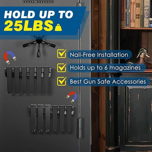 حامل المجلات لـ Glok 17 19 22 23 26 31 32 33 34 | مكدسات واحدة | Pmags، ملحقات آمنة للأسلحة، حامل تخزين Mag، ملحق مجلة مناسب لملحقات Glok 17 19 in Kuwait