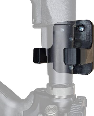 حامل تخزين البندقية الأصلي على الحائط من Hammy3DPrints AR Buffer Tube - متوافق مع AR 9/10/15 والمزيد in Kuwait