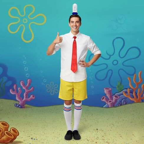 3Pcs Sailor Costume Accessories Set Include Headband with Anchor Cap, Neck Tie, Socks for Men Women Halloween Dress Up(blue set, average) in Saudi Arabia