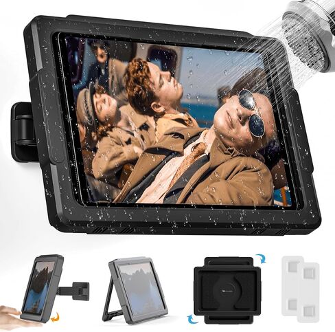 Mistriddle Waterproof Shower iPad Holder, 480° Rotation Retractable in Kuwait