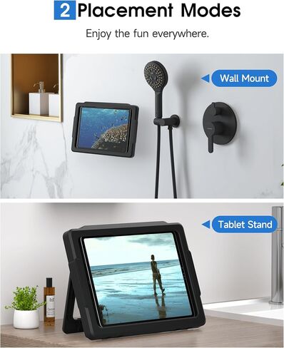 Mistriddle Waterproof Shower iPad Holder, 480° Rotation Retractable in Kuwait