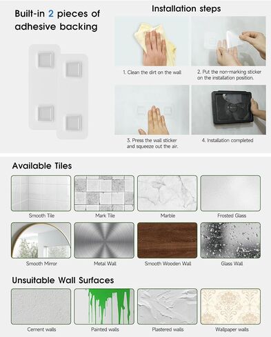 Mistriddle Waterproof Shower iPad Holder, 480° Rotation Retractable in Kuwait
