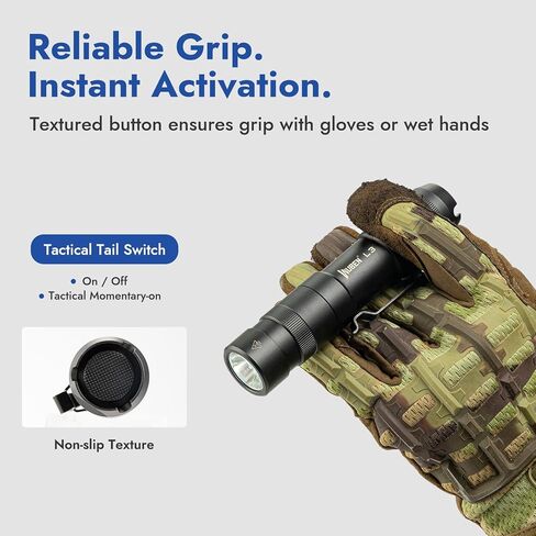 مصابيح WUBEN L3 عالية لومن، 3000 لومن ضوء فلاش ساطع قابل لإعادة الشحن، شحن USB C ثنائي الاتجاه 6 أوضاع، مصباح يدوي IP68 للتكتيكي/الخارجي، هدايا الأدوات للرجال in Kuwait