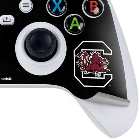 غلاف Skinit المخصص للألعاب متوافق مع وحدة تحكم Xbox Series S - تصميم أسود مرخص رسميًا من جامعة كارولينا الجنوبية in Saudi Arabia