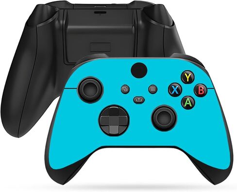 غلاف جلدي متوافق مع Xbox Series X، مجموعة كاملة من ملصقات الفينيل الواقية لوحدة التحكم في الألعاب ووحدة التحكم (وردي) in Kuwait