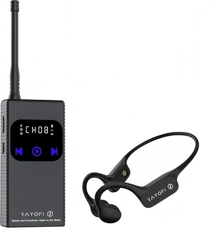 Waterproof Bone Conduction Bluetooth Push - to - Talk Receiver Headset, Supports Real-time Coach Communication, IPX8 Waterproof, 100-meter Reception Range in Saudi Arabia