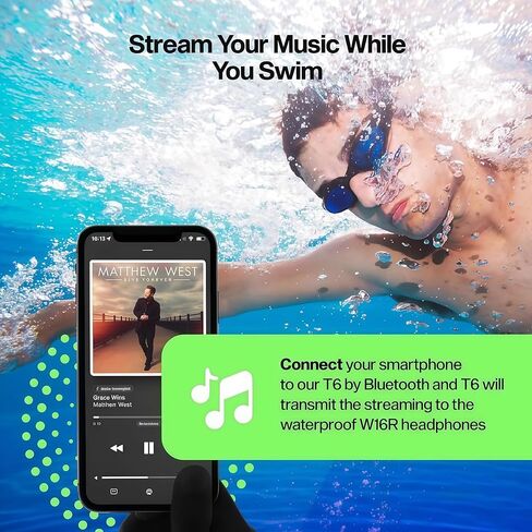Waterproof Bone Conduction Bluetooth Push - to - Talk Receiver Headset, Supports Real-time Coach Communication, IPX8 Waterproof, 100-meter Reception Range in Saudi Arabia
