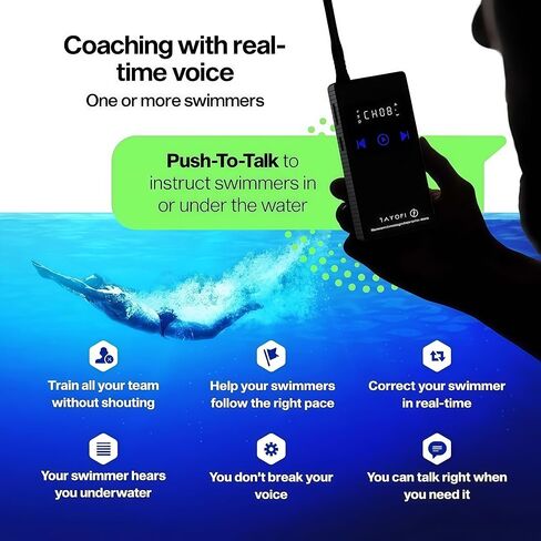 Waterproof Bone Conduction Bluetooth Push - to - Talk Receiver Headset, Supports Real-time Coach Communication, IPX8 Waterproof, 100-meter Reception Range in Saudi Arabia
