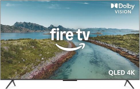 Amazon Fire TV 55" Omni QLED Series (newest model), 4K Ultra HD smart TV, HDR10+, Dolby Vision, Dolby Audio, quad-core processor, hands-free with Alexa in Saudi Arabia