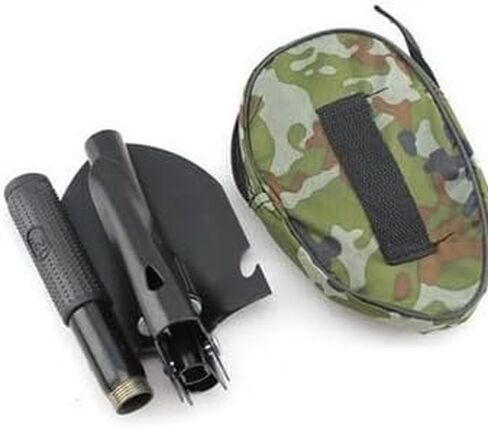 Durable Folding Shovel - Survival Shovel with Portable Bag for Camping Hiking Gardening Fishing & Emergencies in Saudi Arabia