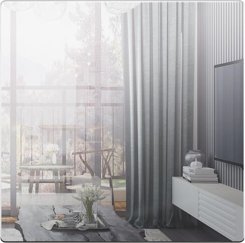 LIDER Blank Wall Plate, Temperature and Impact Resistant, UL Listed, Polycarbonate Thermoplastic, Screwless Design, Matte Finish, Modern Upgrade, Midsize, 1-Gang, 4.88" x 3.11", White, 10 Pack in Saudi Arabia