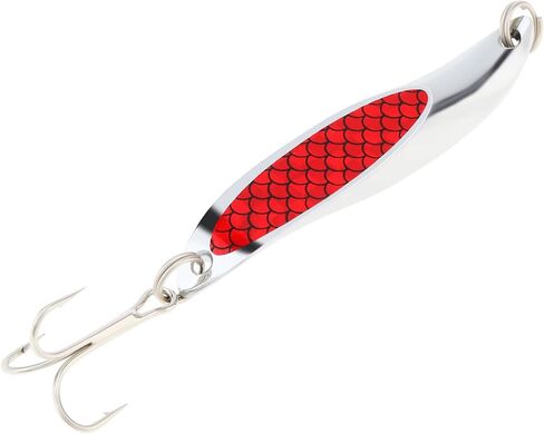 5pcs Fishing Lures Fishing Spoon, Spinning Spoon Hard Metal Spinner Baits Spinnerbait for Trout Bass Lures in Saudi Arabia