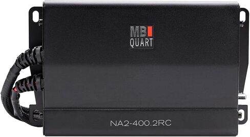 مضخم صوت MB Quart 400W Nautic Powersports، درجة بحرية، IPX67، قناتان، نطاق كامل من الفئة D، مع قطع اتصال سريع، NA2-400.2RC in Kuwait