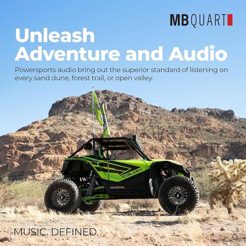 مضخم صوت MB Quart 400W Nautic Powersports، درجة بحرية، IPX67، قناتان، نطاق كامل من الفئة D، مع قطع اتصال سريع، NA2-400.2RC in Kuwait