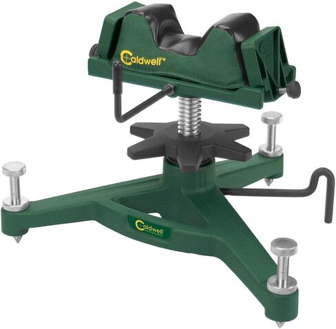 Caldwell The Rock Front Shooting Rest with Adjustable Elevation, Recoil Reducing, Interchangeable Feet, for Range, Hunting, Shooting, and Outdoors in Saudi Arabia