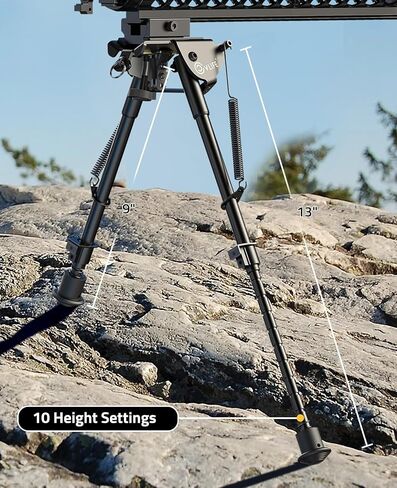 CVLIFE Rifle Bipod, 9-13 Inches, for Hunting & Shooting in Saudi Arabia