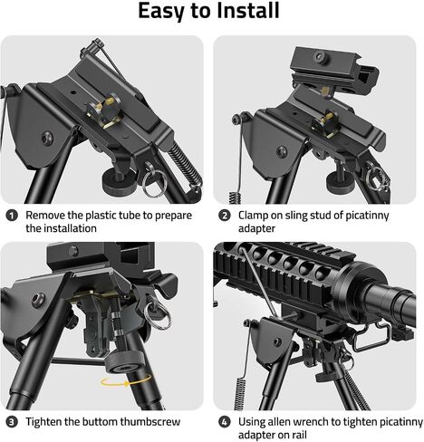 CVLIFE Rifle Bipod, 9-13 Inches, for Hunting & Shooting in Saudi Arabia