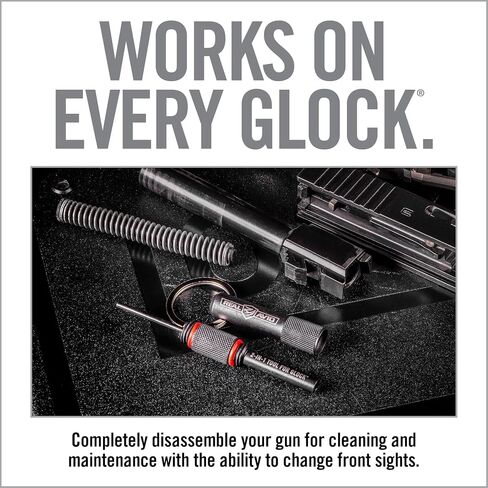 ملحقات Real Avid Glock - اختر بين أداة 2 في 1، أو أداة 4 في 1 أو حزمة Pro لـ Glock (تتميز بساط المسدس، ومجموعة تنظيف الأدوات 2 في 1 وأداة Mag) in Saudi Arabia