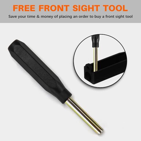 Universal Pistol Sight Pusher Tool Upgraded with Free Front Sight Tool Installation in Kuwait