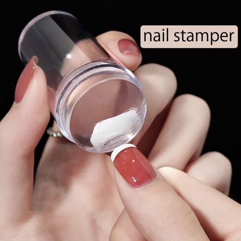 Biutee Nail Stamping Plates 5PCS Nail Stamping Polish Gel 8PCS Nail Stamper Set 1 Double Head Stampers with Scrapers Nail Art Stamping Kit Leaves Flowers Animal Template Image Plate in Saudi Arabia