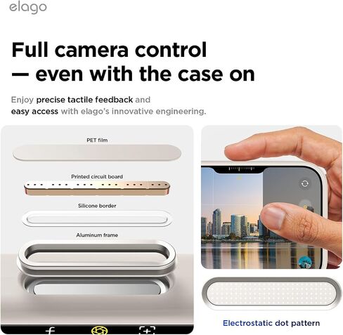 حافظة elago لهاتف iPhone 17 Pro Max، حافظة سيليكون مغناطيسية ممتازة، متوافقة مع MagSafe، مادة السيليكون السائل، غطاء واقٍ، مقاوم للصدمات، هاتف نحيف، 6.9 بوصة (حجري) in Saudi Arabia