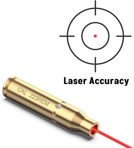 MidTen فتحة تصويب ليزر لـ .223REM/ 9 مللي متر/ .40 S&W/ 45ACP/ 243/308WIN جهاز رؤية ليزر أحمر مع 12 بطارية مجموعة رؤية in Kuwait