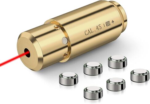 MidTen Bore Sight Laser .45acp 20-Gauge 7.62x54R Red Dot Boresighter with Extra Batteries in Saudi Arabia