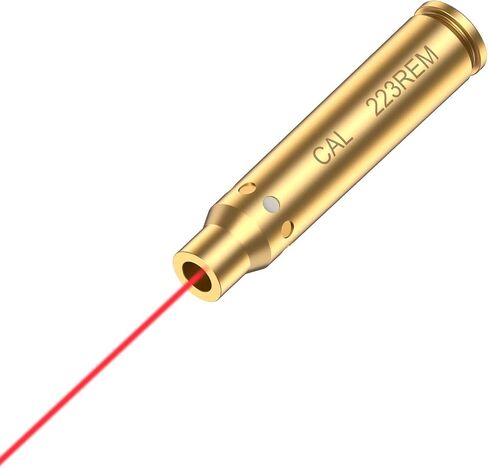 Tipfun Bore Sight Cal 223 5.56mm /300 Win Mag/22LR /9mm/6.5 Grendel /.338 Lapua/30-30 Red Dot Boresighter with Batteries in Saudi Arabia